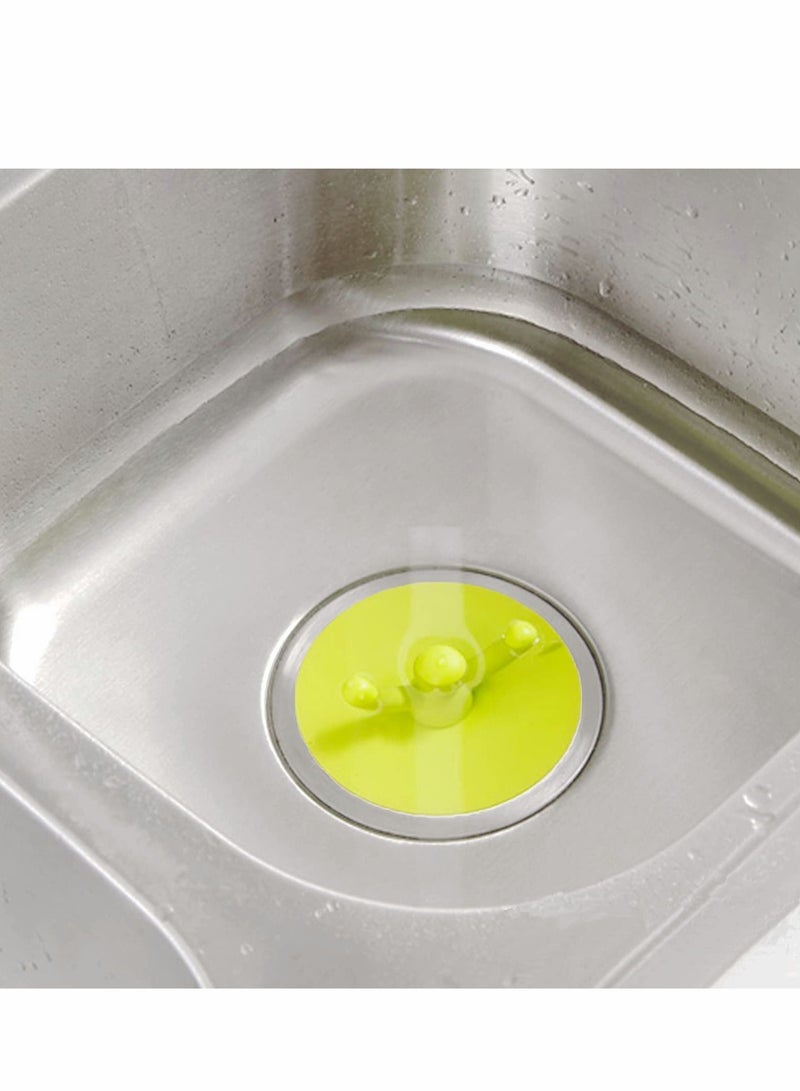 Excefore Rubber Sink Stopper Bath Tub Drain Plug Cover Bathtub Drain Stopper Universal, Shower, Wash Basin, Bathroom and Laundries (6 Pcs) - Image 4