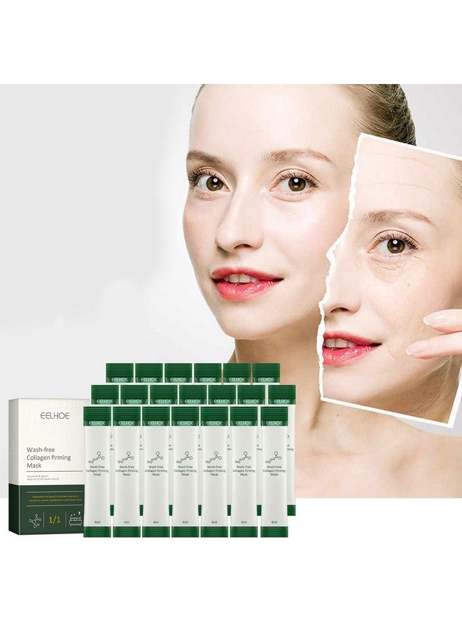 CROOT 20 Packs Korean Collagen Firming Mask Skin Care, Wash-Free Sleeping Mask, Essential Lifting Firming Anti Aging Moisturizing Face - Image 2