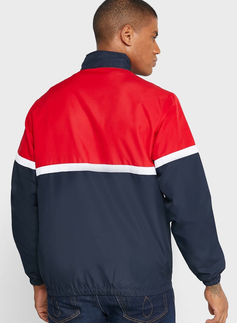 Colour Block Wind Breaker Jacket