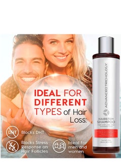Advanced Trichology HairStem DHT Blocker Hair Growth Shampoo Products with Biotin, Saw Palmetto - Clinically Developed - Hair Loss Products Treatments- 10oz  - Image 4