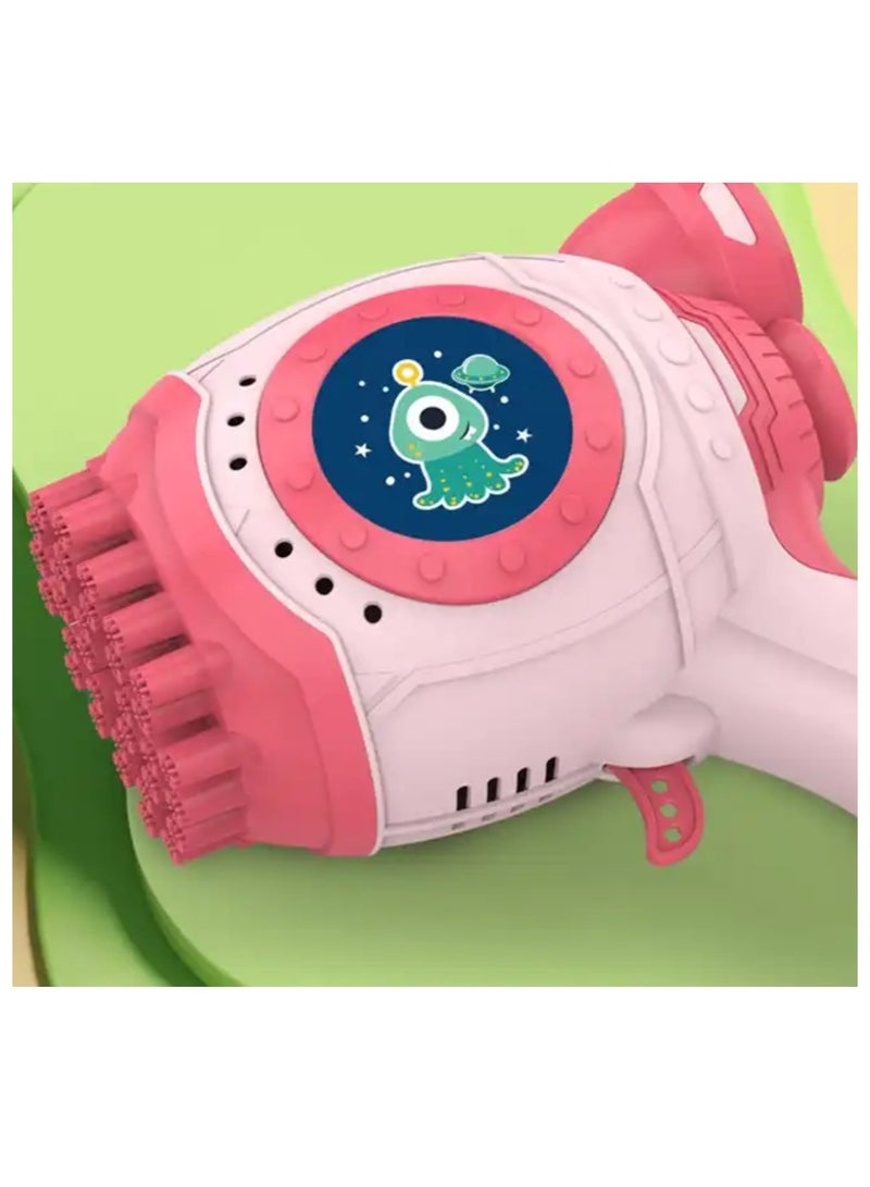 Digi Core الأطفال التلقائي فقاعات الصابون بندقية آلة 32 ثقوب فقاعة بندقية ديناصور الفضاء الكهربائية الاطفال فقاعة البنادق لعب للطفل - Image 2