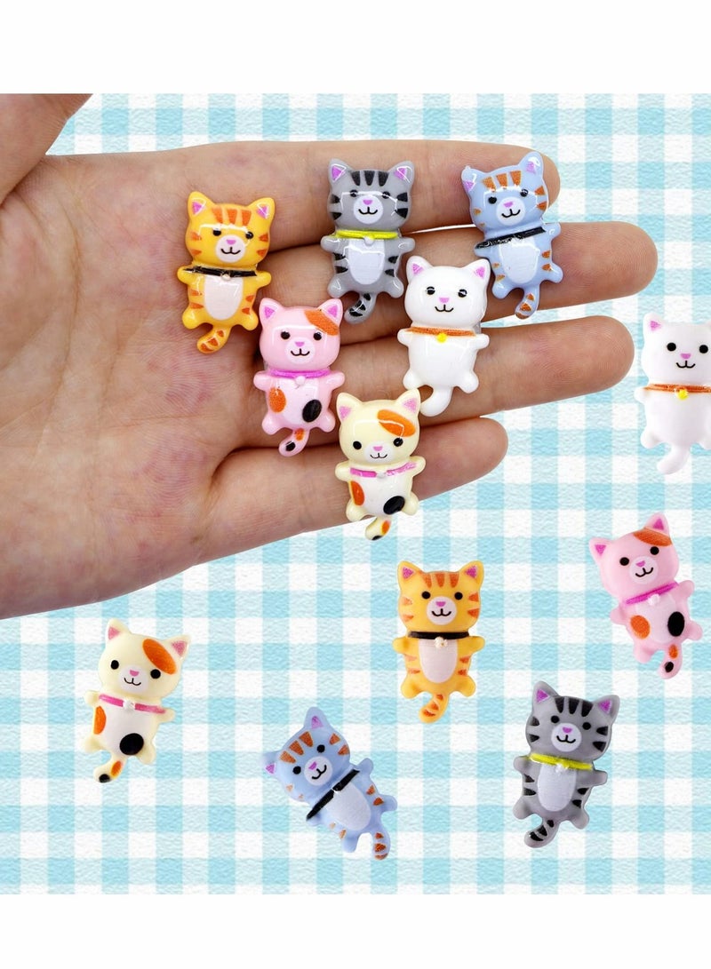 Excefore 30 Pcs Cute Cat Push Pins, Decorative Thumb Tacks Animal Push Pins for Photo Wall Maps Memo Note Bulletin Board or Cork Boards Multi-Functional Pushpin Tool Office Accessories - Image 4