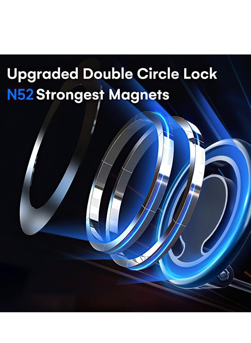 360° Rotation All-Metal Magnetic Car Mount for iPhone & Smartphones - Image 3