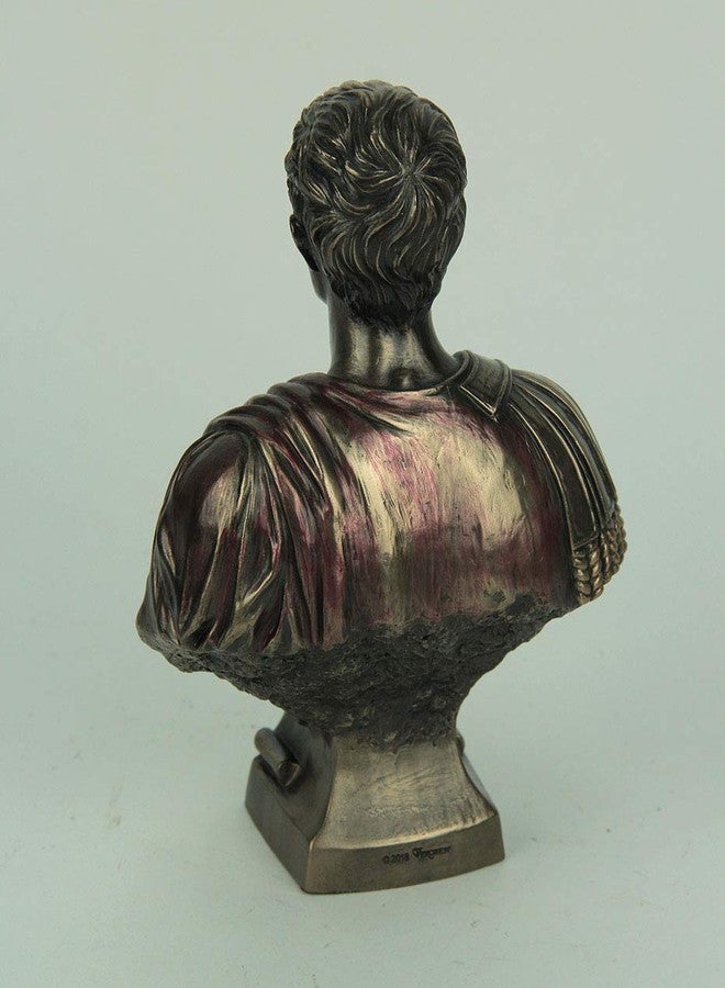 Veronese Design Veronese Resin Statues Julius Caesar Bust Figurine - Image 4