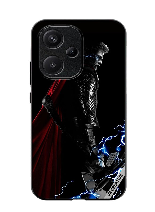 VR CREATIVE Protective Case Cover For Xiaomi Redmi 13R Thor Design Multicolour - Image 1