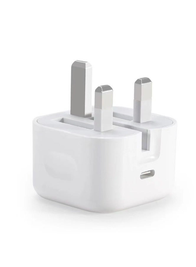 VIWTEC Premium Type-C Charger 35W with Braided Cable | Fast USB-C Charging Adapter for iPhone 15, 16 Series, iPad, Samsung Galaxy S25/S24/S23 Ultra | Compatible with PD Devices - Image 1
