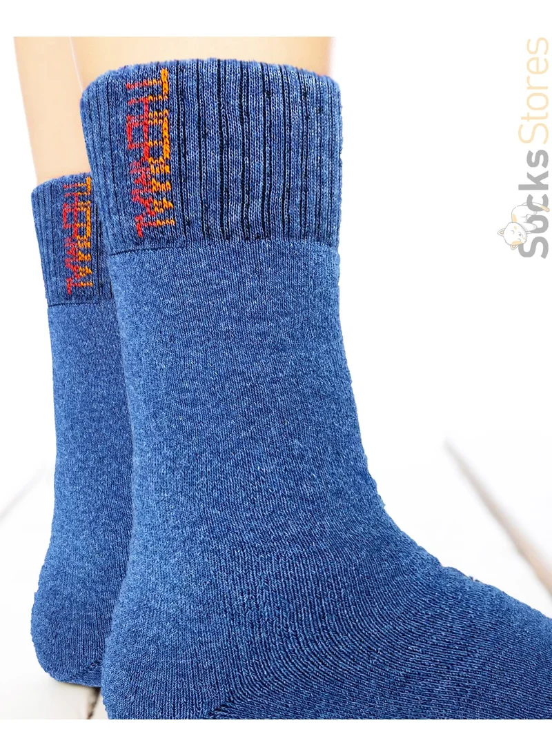 Esinti Men's Socks Thermal Socks Long Towel Socks Colorful Winter Socks