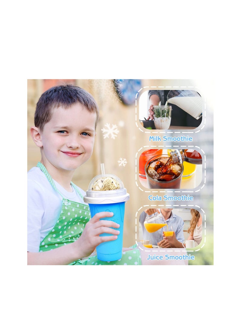 Generic - Frozen Magic Slushy Cup Smoothie Cups With Lids And Straws - Image 1