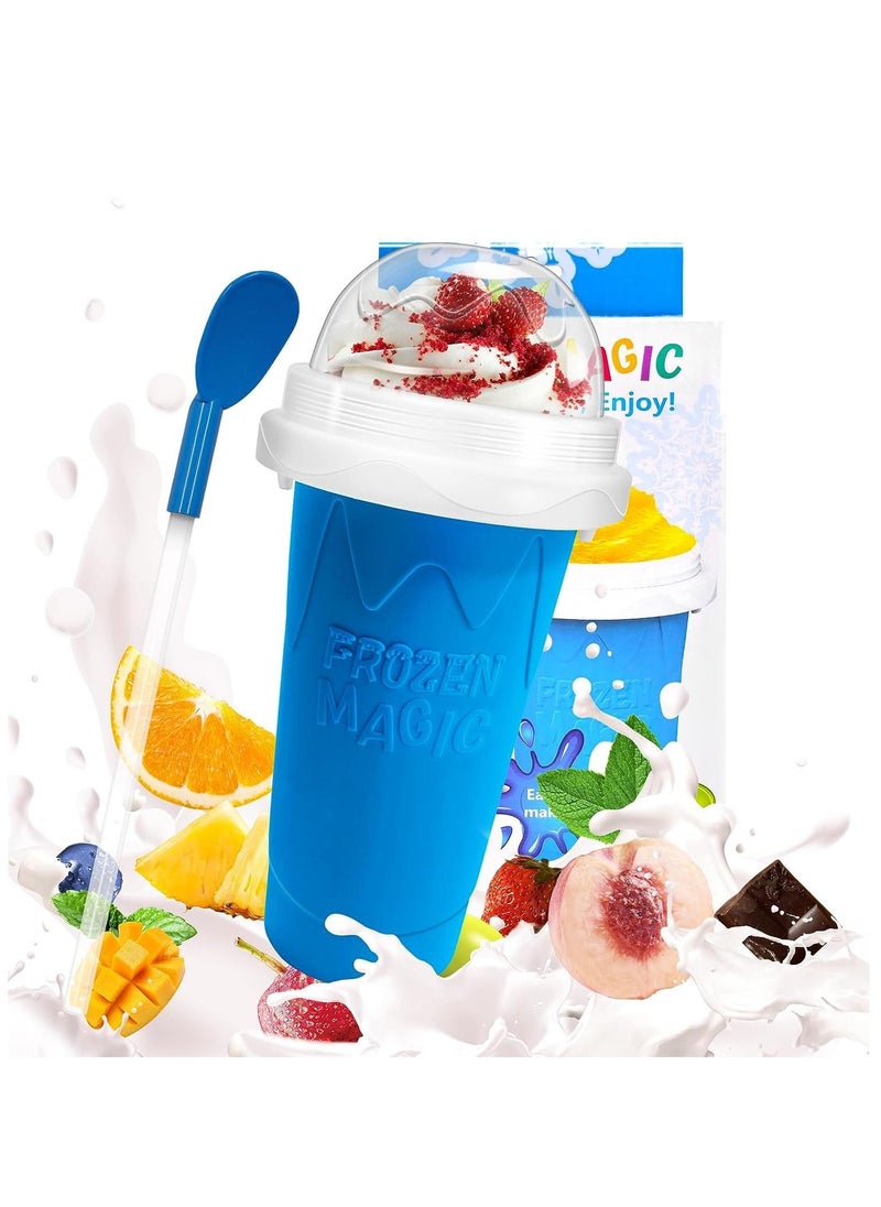 Generic - Frozen Magic Slushy Cup Smoothie Cups With Lids And Straws - Image 1