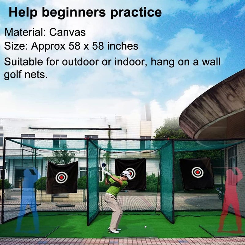 ASENVER 58" x 58" Golf Target Cloth - Hitting Practice Target for Indoor/Outdoor Training - Image 3