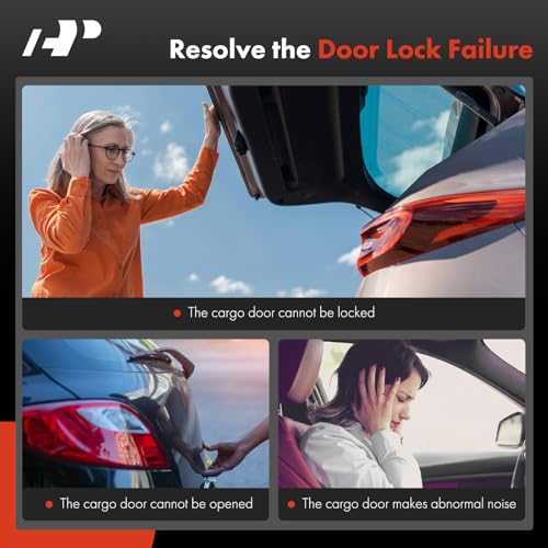 A-Premium Tail Back Left Door Latch Lock Actuator Compatible with Ford Vehicles - Excursion 2000 2001 2002 2003 2004 2005, Sport Utility, with Handle Cable Latch, 4C3Z78431A03AB - Image 5