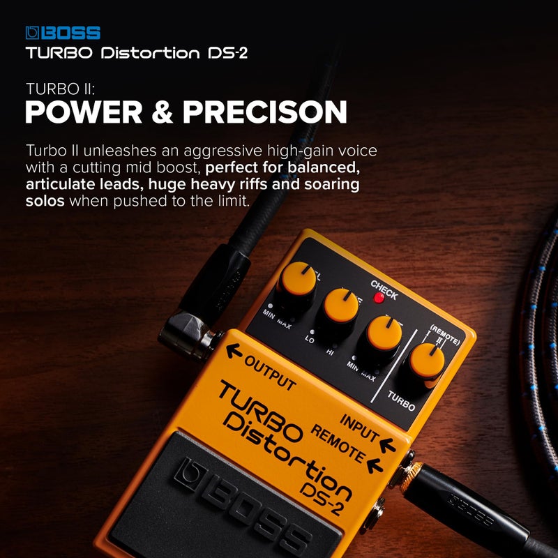 Boss DS-2 Turbo Distortion Pedal - Image 2