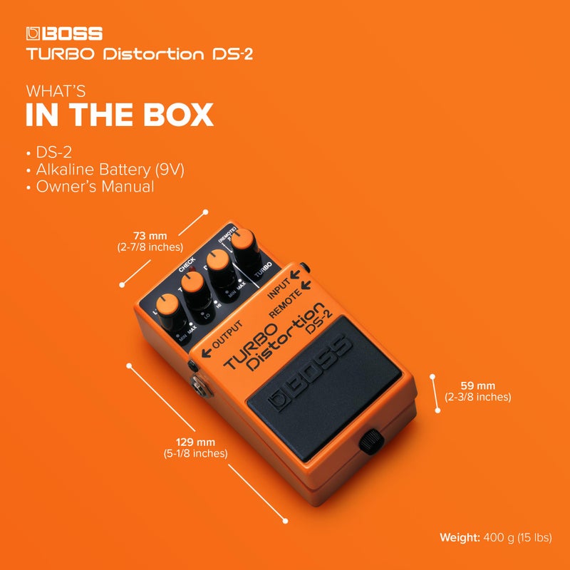 Boss DS-2 Turbo Distortion Pedal - Image 3