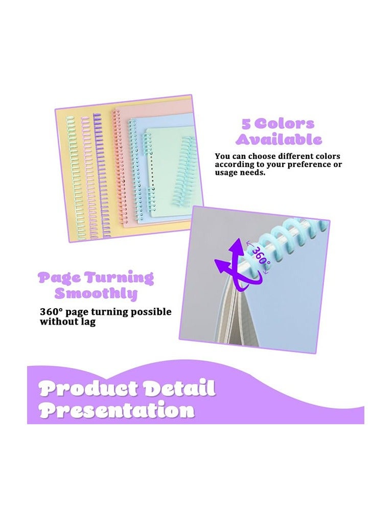 ZVEV 6 PCS Books Rings Plastic Binder Ring for Loose Sheets Binding Spine Rings Loose Leaf Book Rings Book Rings 9.5 mm Binder Ring 20 Sheets Capacity for DIY Paper Notebook Album Scrapbook  - Image 5
