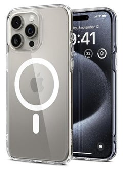 ماركة غير محددة جراب لهاتف iPhone 16 Pro Max مزود بمغناطيس قوي، حماية عسكرية، غير قابل للاصفرار، جراب هاتف نحيف مقاوم للصدمات، جراب هاتف Mag Safe رفيع للنساء والرجال لهاتف Apple iPhone 16 Pro Max  - Image 1