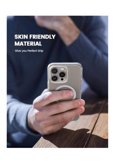 ماركة غير محددة جراب لهاتف iPhone 16 Pro Max مزود بمغناطيس قوي، حماية عسكرية، غير قابل للاصفرار، جراب هاتف نحيف مقاوم للصدمات، جراب هاتف Mag Safe رفيع للنساء والرجال لهاتف Apple iPhone 16 Pro Max  - Image 2