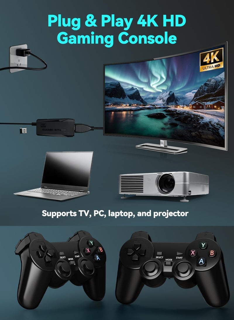 Newest 20000+ Games Retro Game Console Video Gaming HDMI Game Stick 4K Mini NES Classic Edition System Emulator De Videojuegos 2.4G Wireless Plug and Play for TV  - Image 3