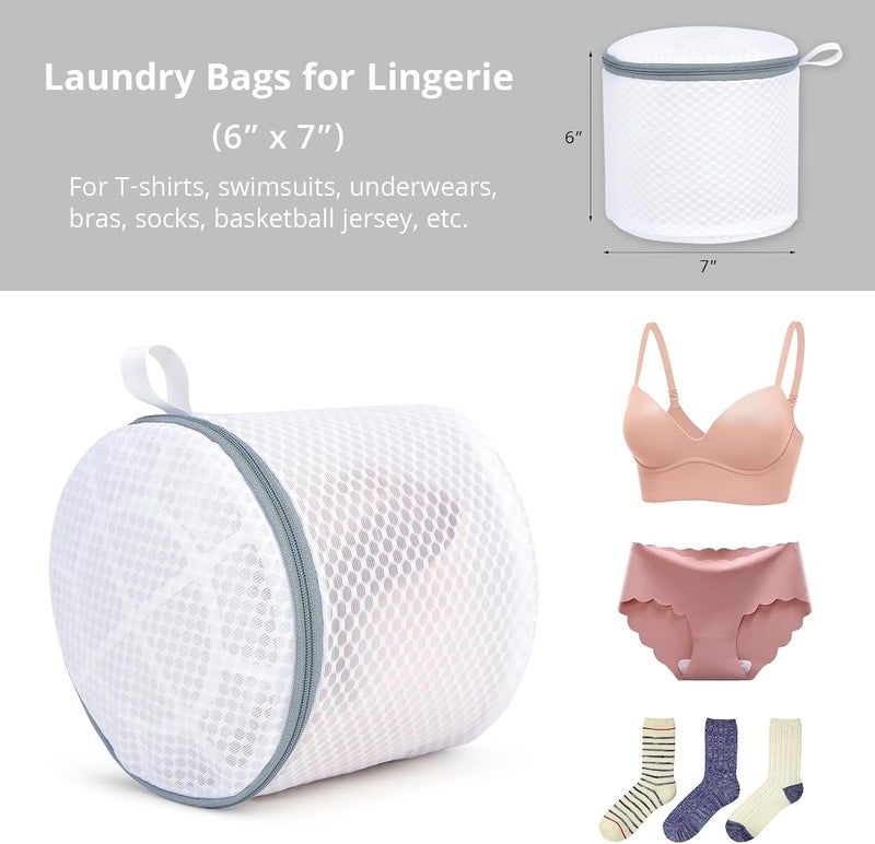 Mesh Laundry Bags for Delicates 6 x 7 Inches 3 Pack - Image 5