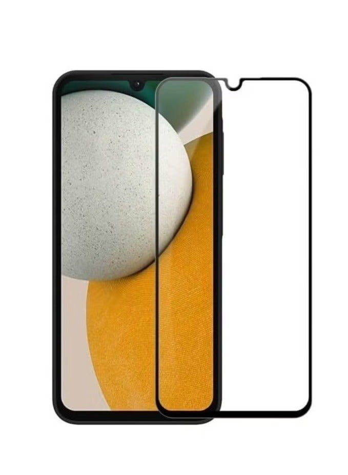 M7molge Full Coverage Glass Screen Protector for Samsung Galaxy A33(5G)/A50/A50S/A30/A40S/A30/A20/M21S/M30S/M10S/M31 - Black Frame  - Image 1
