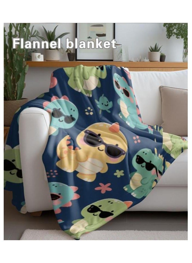 عام بطانية رقيقة من الفانيلا الكرتونية للأطفال أو الطلاب (دافئة ومريحة ومناسبة للنوم والألعاب) 100 سم * 150 سم - 827 - Image 5