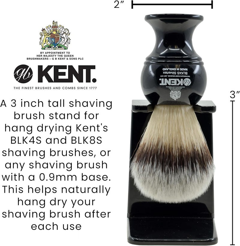 Kent Shaving Brush Stand Black Small - Image 2