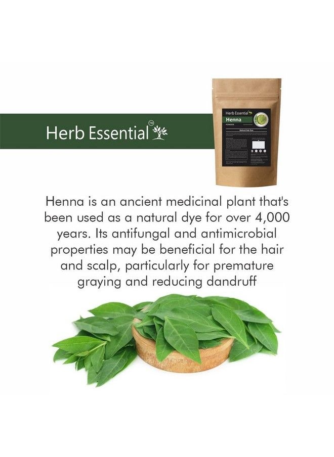 Herb Essential - Henna/Mehandi;Organic Herbal Powder For Hair Colour Without Chemical ;Hair Care Product For Women 100Gms (Pack Of 2) - Image 1