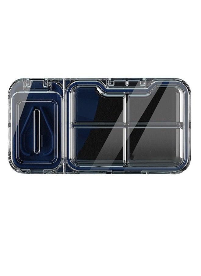 Pill Organizer Portable Travel Storage Medicine Box for Vitamins Fish Oils and a Variety of Pills Fits in Purse Pocket-Grey