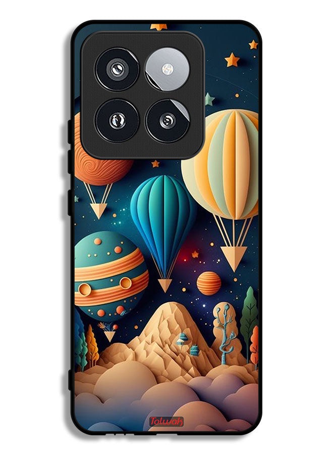 Tolwak Xiaomi 14 Pro Protective Case Cover Perrashut Art - Image 1