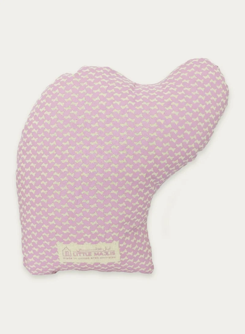 Little Majlis Character cushion, Bedouin camel, pink