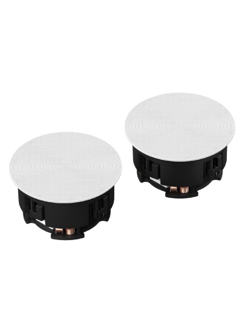 Sonos In-Ceiling By Sonance Pair INCLGWW1 White - Image 1