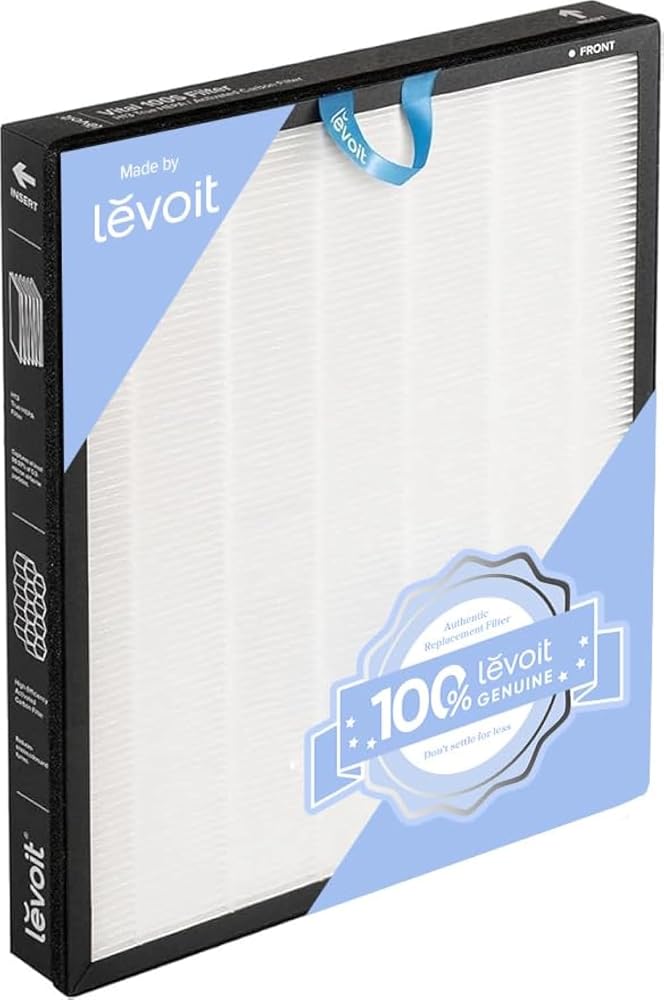 ليفويت { "titleAr": "مرشح هواء LEVOIT Vital 100S الاحتياطي، 3 في 1، من نوع HEPA الحقيقي، مع فلتر كربون مفعّل عالي الكفاءة، Vital 100S-RF، عبوة واحدة، لون أبيض" "detailsAr": "حماية استثمارك: يُنصح بشدة باستخدام هذا المرشح الاحتياطي المعتمد رسم - Image 1