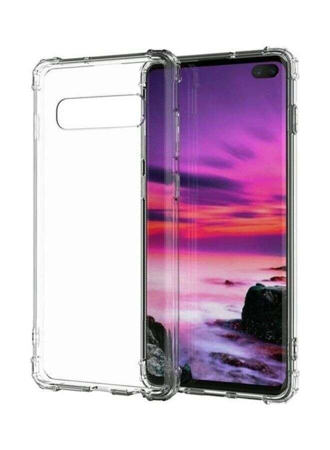 BORTONY Reinforced Corners TPU Bumper Anti Scratch Rugged Transparent Hard Panel Cover For Samsung Galaxy S10 Plus Case Clear - Image 2