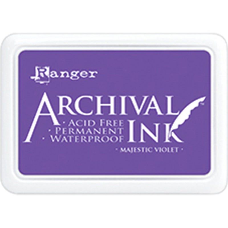Ranger AIP52494 Archival Ink Pad 0Majestic Violet Majestic Violet