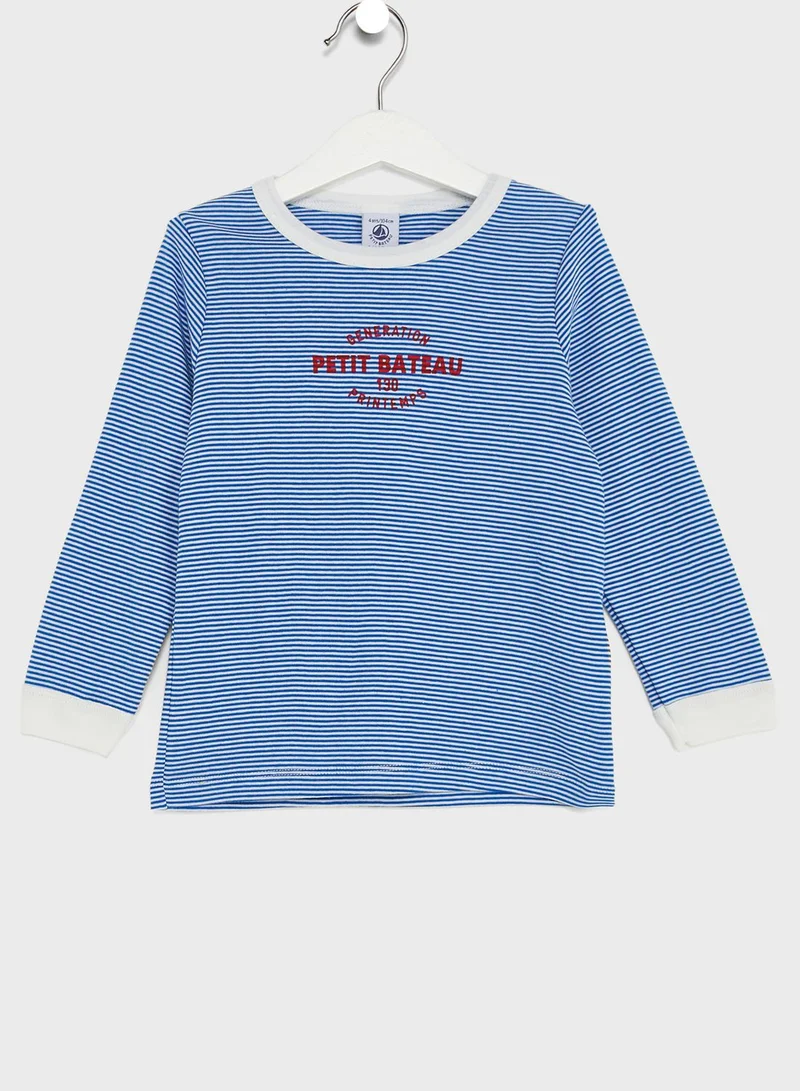 Petit Bateau Kids Striped Pyjama Set