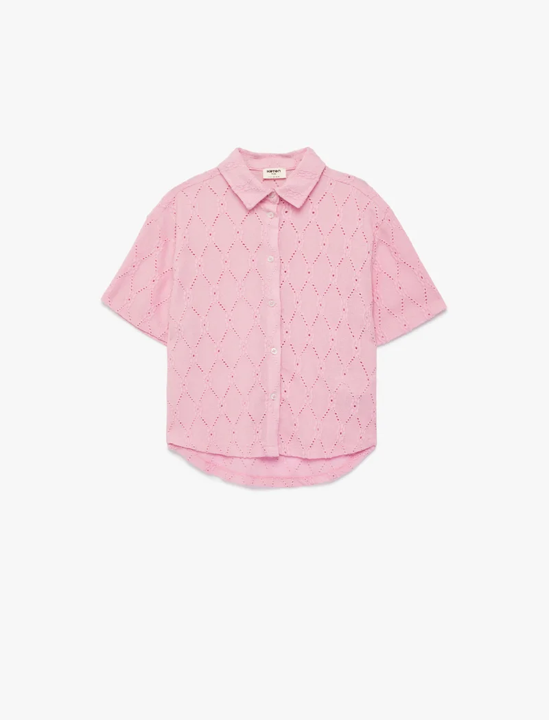 كوتون Broderie Blouse