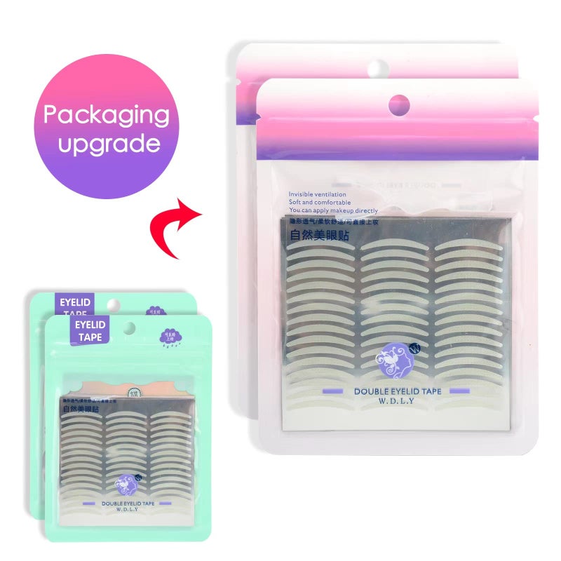 Pormasbenzer 656PCS/328Pairs Natural Invisible Large One-sided Sticky Double Eyelid Strips Eyelid Tape Stickers, Eye Without Surgery, Perfect for Single, Hooded, Droopy, Uneven, or Mono-eyelids - Image 2