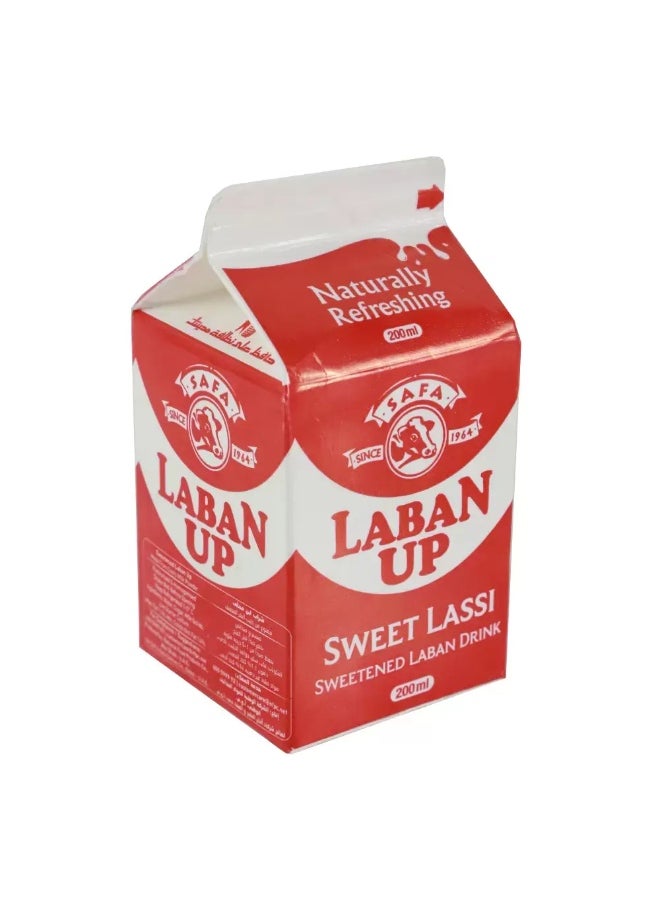 Safa Safa Naturally Refreshing Sweetened Laban Drink, Sweet Lassi- 200ml (Delivery In Dubai Only)  - Image 2