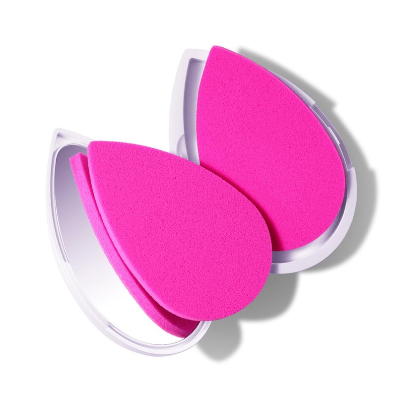 beautyblender بيوتي بلندر® | بلوتيرازي® إسفنجة تجفيف المكياج القابلة لإعادة الاستخدام، تشمل علبة مرآة، إعادة تهيئة المكياج، امتصاص الزيوت الزائدة واللمعان - Image 3