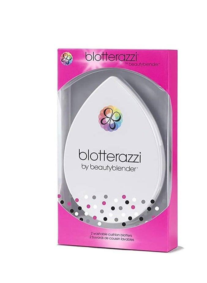 beautyblender Beautyblender® | Blotterazzi® Original Reusable Makeup Blotting Sponge, Includes Mirrored Compact, Re-Texturize Makeup, Absorb Excess Oil and Shine  - Image 1