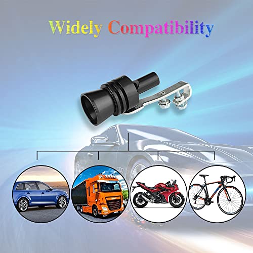 deemars Car Turbo Whistle, Aluminum Alloy Universal Turbo Whistle, XL Size Aluminum Alloy Universal Turbo Sound Exhaust Muffler Pipe Whistle Car Roar Maker - Image 5