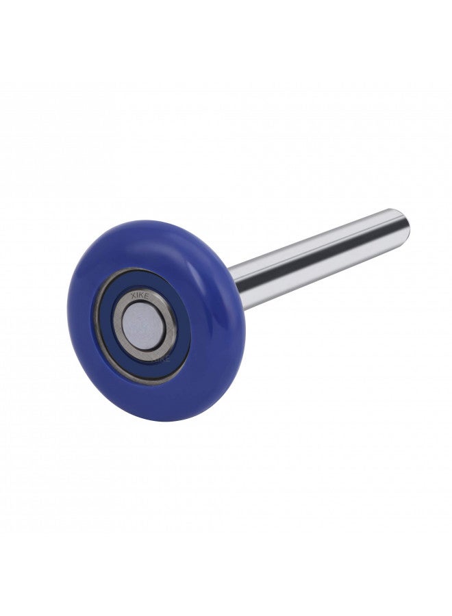 XiKe 10 Pack Blue 2" Nylon Garage Door Roller 4" Stem, Quiet/Durable and High Load, Use 6200-2RS Double Seals Precision Bearings. - Image 5