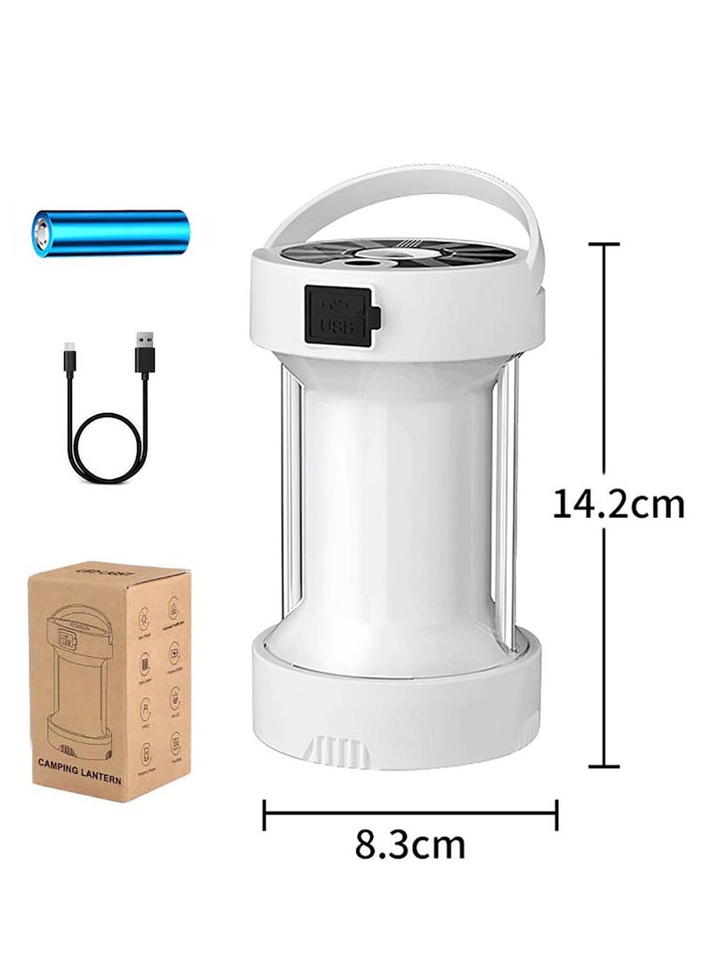 Camping Lantern Rechargeable, Camping Lights Lamp - 4 Light Modes 3700 mAh Ultra Bright Waterproof LED Tent Light 8+ Hrs Battery Life for Camping, Emergency, Fishing, Hiking etc. - Image 4