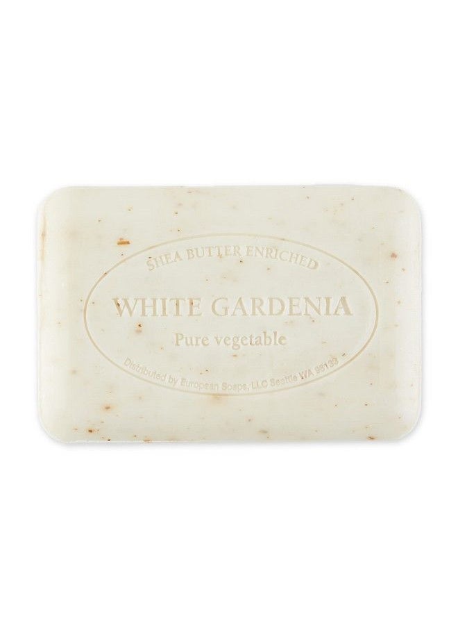 Pre De Provence Artisanal Soap Bar Enriched With Organic Shea Butter Natural French Skincare Quad Milled For Rich Smooth Lather White Gardenia 8.8 Ounce  - Image 3
