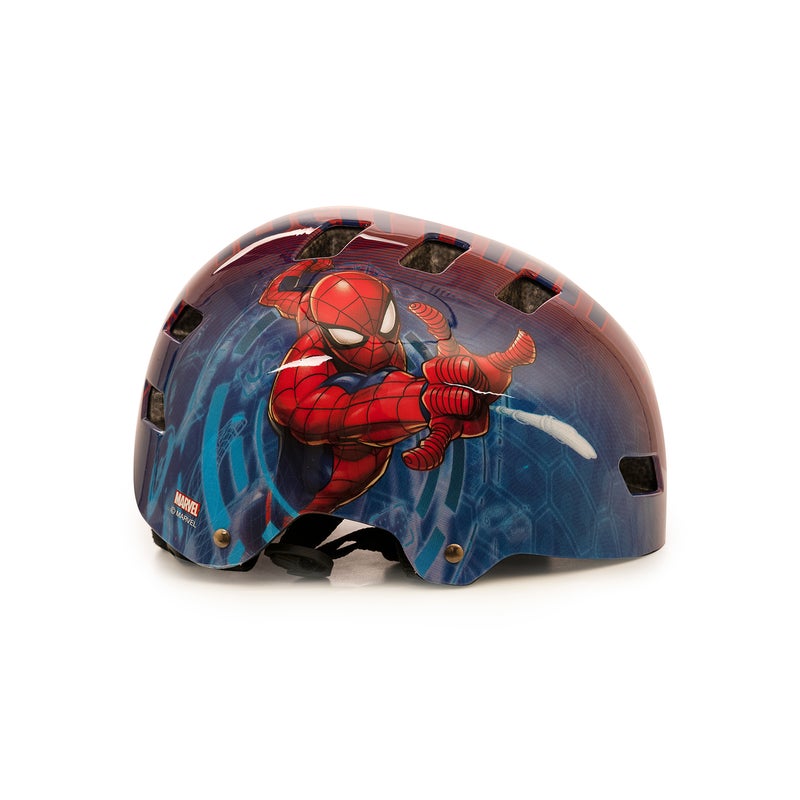 Spartan Spiderman MultiSport Helmet for Kids Ages 5–9 | Small Size 51–54cm | Marvel-Themed Bike, Skate, and Scooter Safety Gear | Lightweight with Adjustable Fit and Air Vents | SP-9113 - Image 2