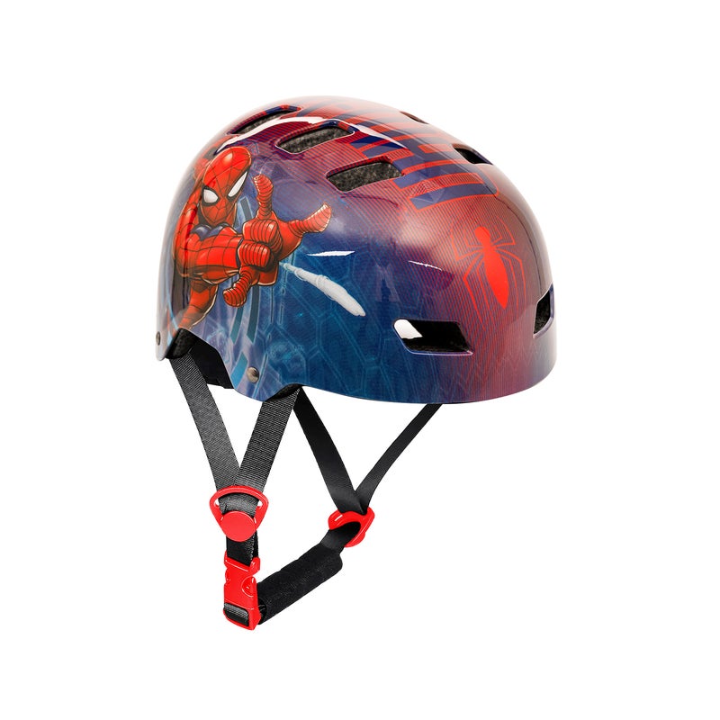 Spartan Spiderman MultiSport Helmet for Kids Ages 5–9 | Small Size 51–54cm | Marvel-Themed Bike, Skate, and Scooter Safety Gear | Lightweight with Adjustable Fit and Air Vents | SP-9113 - Image 1