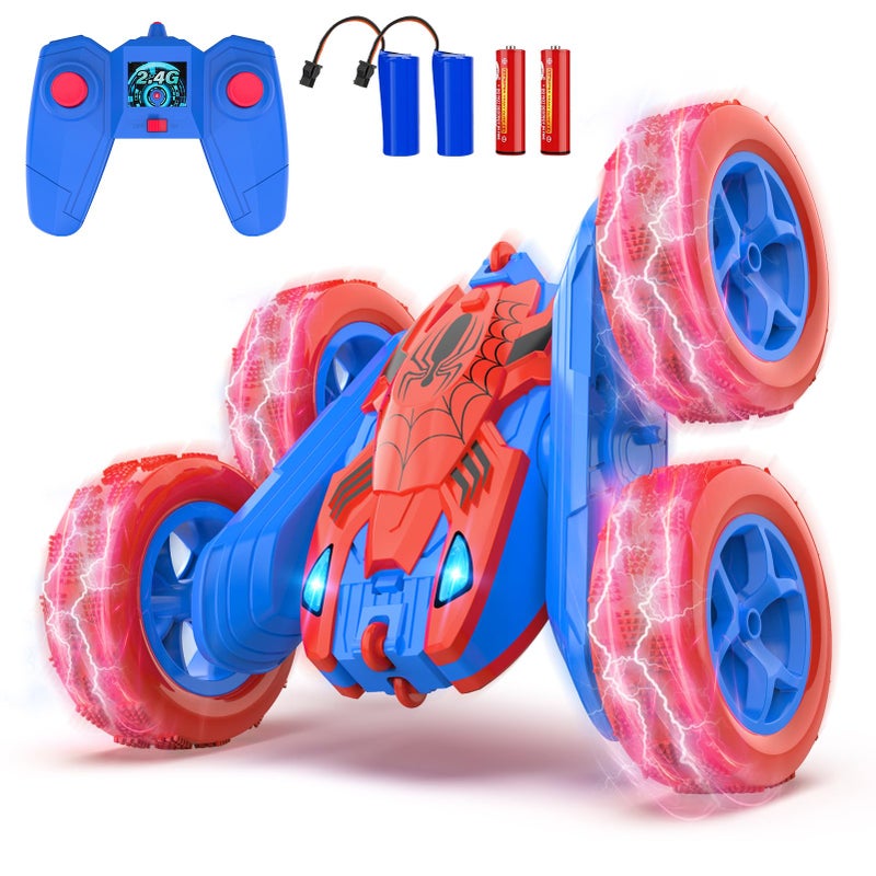 Blissbud Remote Control Car Spider RC Cars for 4 5 6 7 8 9 10 11 12 Year Old Boy 360Rotating 4WD Rechargeable Drift RC Race Car Boys Toys Birthday Gifts Easter Basket Stuffers for Kids Age 412 - Image 2