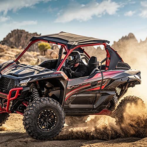 Sresk KRX 1000 Storage Bag 2 Pack Triangle Truss Storage Bag Accessories UTV Tool Pouch Side Cage Roll Bar Gear Bag For Kawasaki Teryx KRX 1000 20202023 Easy to Install Black x2 - Image 3