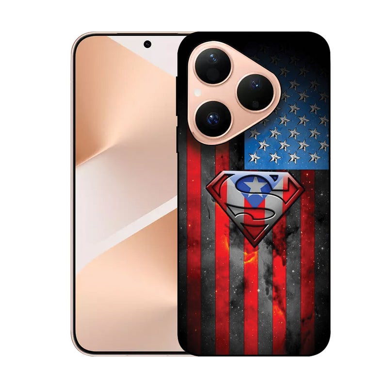 EYE CATCH Printed Protective Case Cover For Huawei Pura 80 -  Superman Logo - Image 1