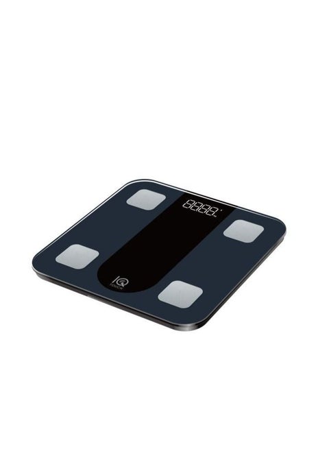 IQ TOUCH iFIT7Plus Smart Scale 15 Measurements With Heart Rate With Upgraded Chipset, Black