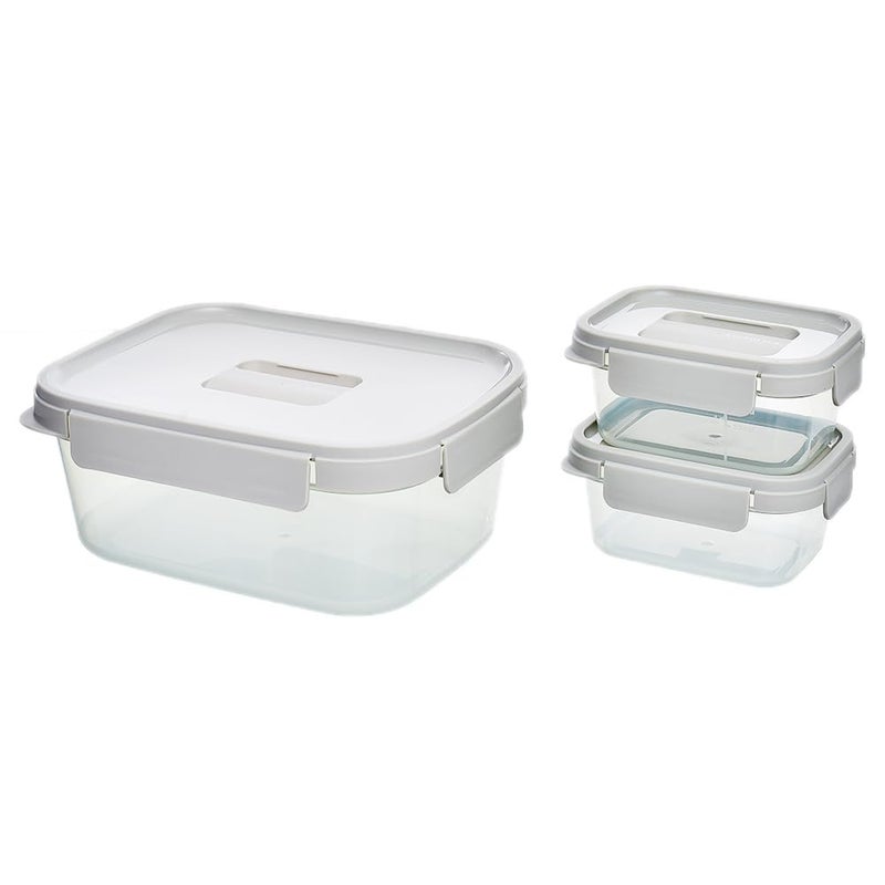 LOCK & LOCK LocknLock Nestopia Food Storage Container Set 500ml - Stackable, Airtight, BPA Free - Model B0CDXBSZXD - Image 2